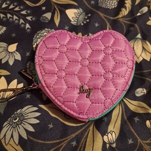 Lug Heart Pouch In Acai Berry